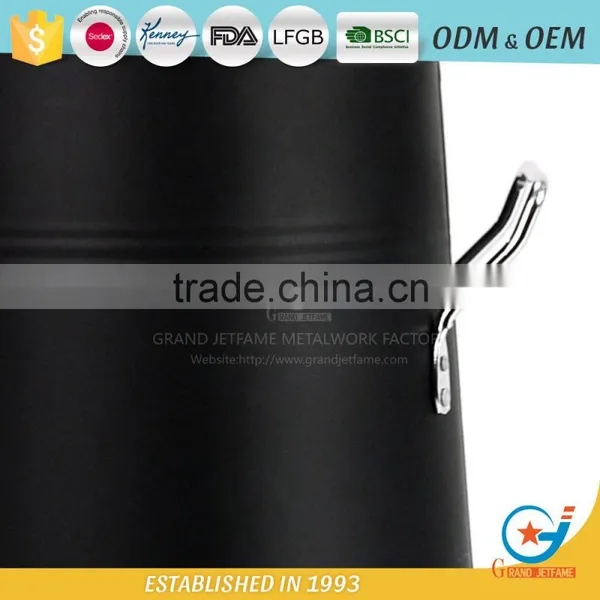 Iron Powder Coating Fireplace Tool Hod Coal Holder photo-5