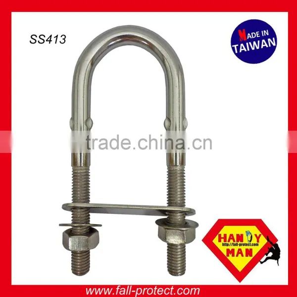 413SS Ladder Vertical Life Line System Safety High Quality High Strength Stainless AISI Round Bend U Bolts photo-2