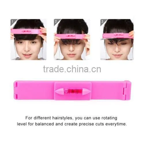 Bangs Hair Trim Clip DIY Tool Clipper Fringe Cutting Guide For Layers Styling photo-3