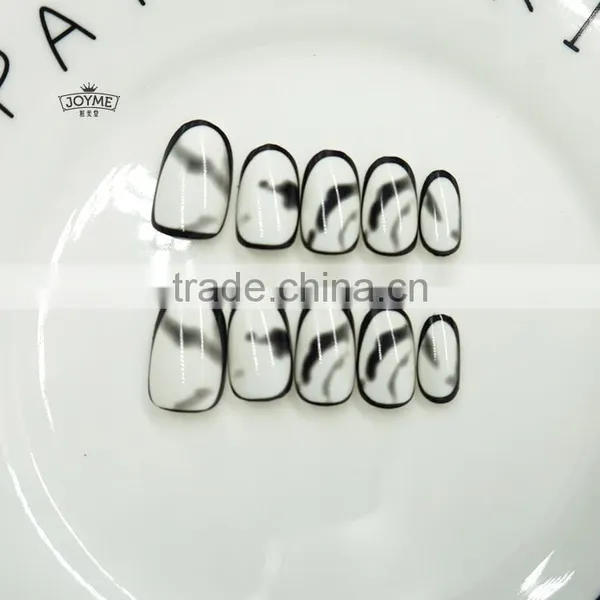 Professional Painted UV Gel Tips With Double-sided Tape Nail Art Tips photo-3