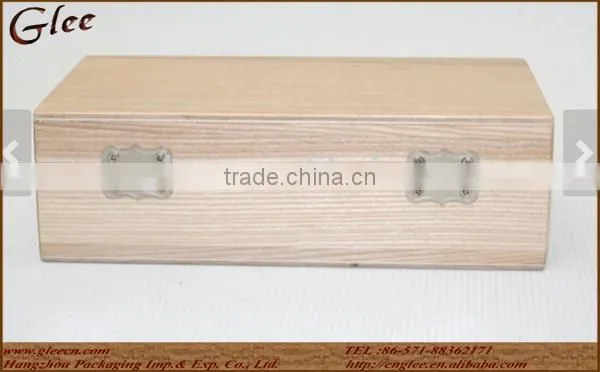 Handmade Natural Recycle Wooden Jewelry Box Wooden Keepsake Case photo-5