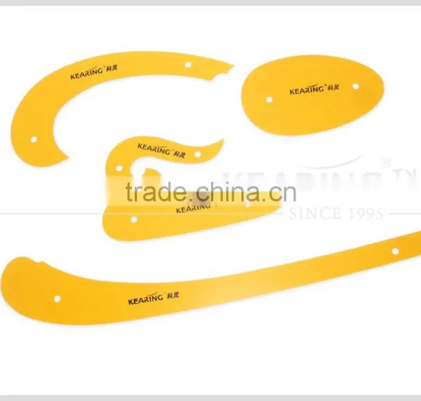 Flexible Plastic Hip Curve Ruler for Bra Pattern Making 1.2mm Thick 5pcs per Set #1305S photo-2