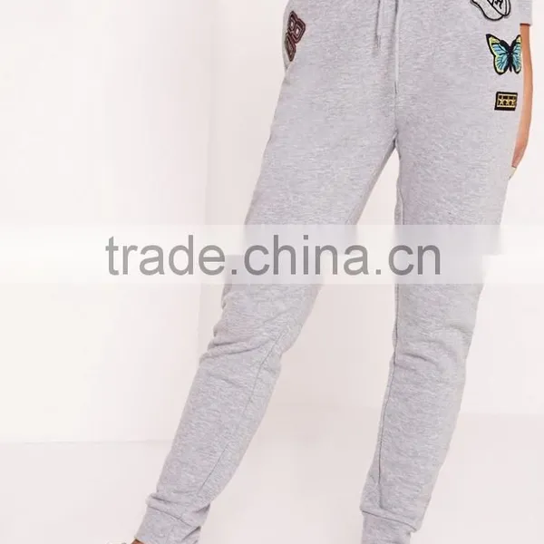 2016 New Design Girls Grey Cheap Fashion Sport Pants photo-3