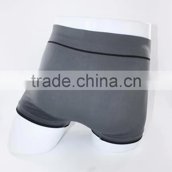 Gray Men Nylon Seamless Underwear photo-4