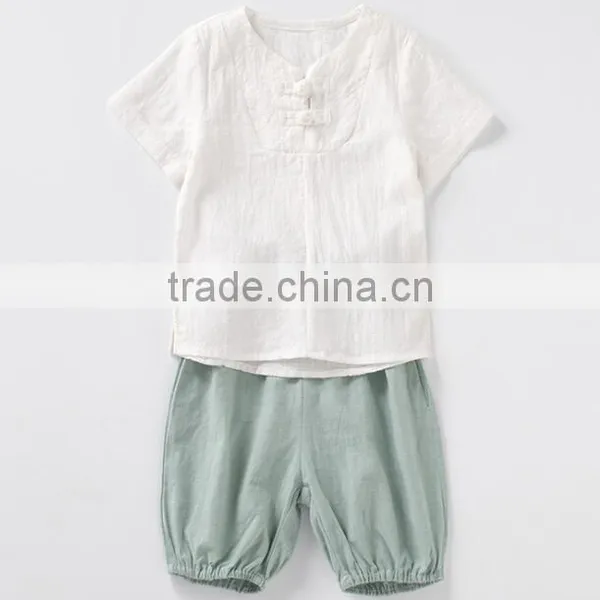 Zm35672a Wholesale Clothes Manufacturer 2017 Fashion Kids Clothing Set photo-5