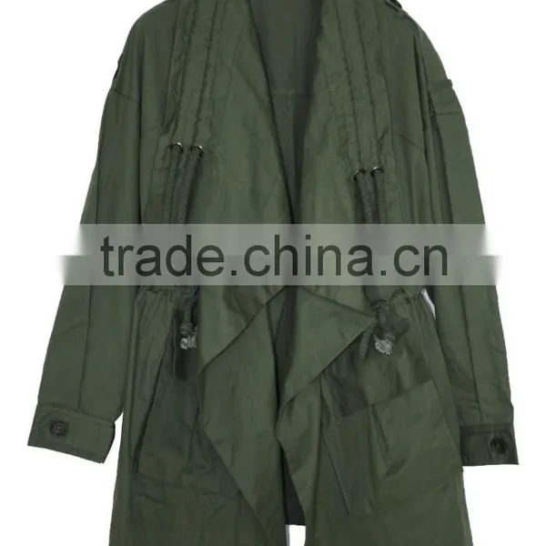 2014-2015 Ladies Trench Coats Green Fashion Spring Trench photo-4