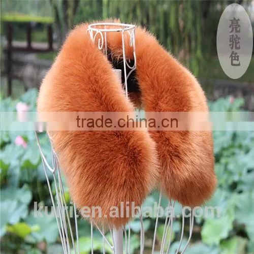 Hot Selling Fashion Style Winter Women Faux Fur Collar Scarf Fur Cap Fur Collar Winter Wrap Shrug ForJackets photo-3