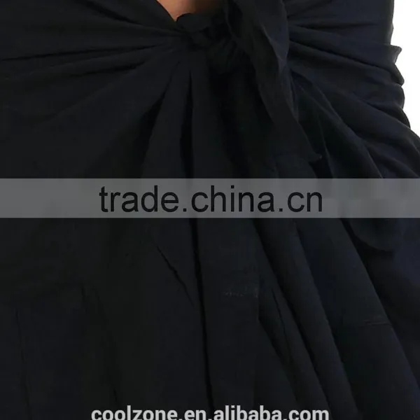 Glamorous Tie-up Design Soft Cotton Sarong Women Long Beach Sarong photo-5