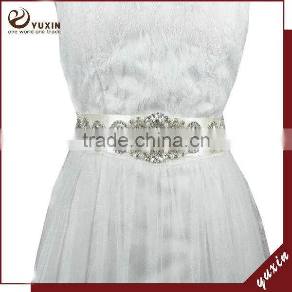New Glaring Bridal Belts With Diamond Crystals Wedding Sashes Rhinestone Bridal Belts Bead Sash Wedding Dress Accessories CB001