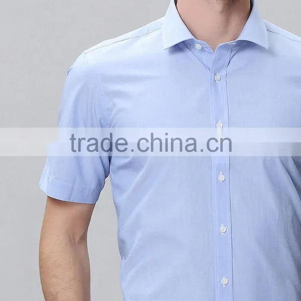 Wholesale Slim Fit t Shirt for Men Light Blue t Shirt photo-3
