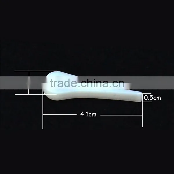 4.1*1.2*0.5cm Strong White Color Garment Packing Plastic Clips photo-3