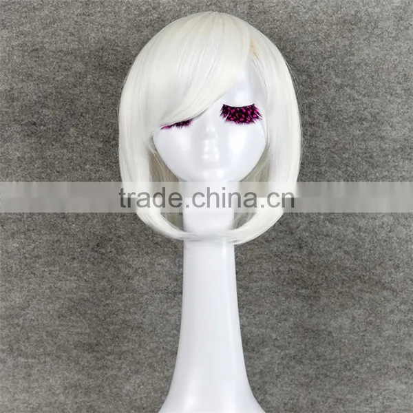 AD3037 Wig Cosplay Hokage Ninjia Short Silver White Cosplay Wigs photo-2
