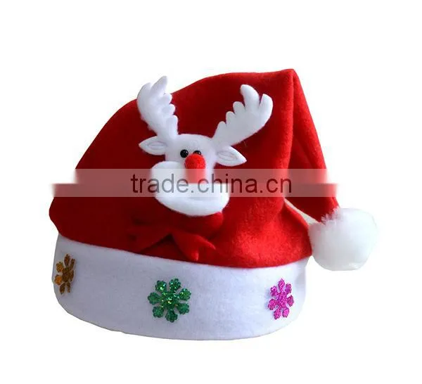 Snow Man Deer Santa Claus Shaped Christmas Hat With Light For Children and Adult photo-4