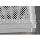 Beveled Angle Acoustic Lay In Suspended Metal Ceiling Tiles Sheet Install With T Bar