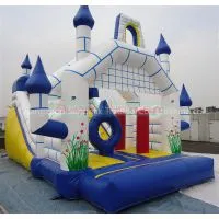 SL-1556 Wholesale Castle Inflatable Snow Slide photo-3