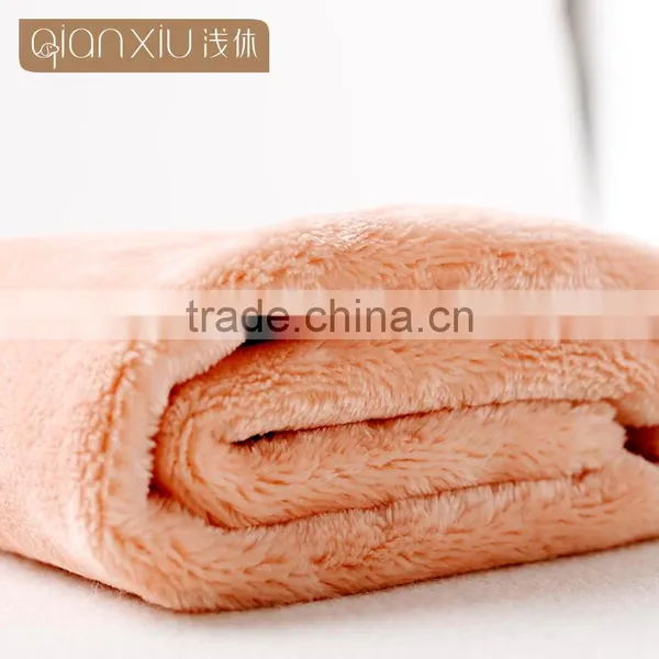 Logo Printed Qianxiu 100 Polyester Warm Ladies Night Robe photo-5