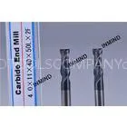 Upto HRC50 AlTiN Coating , 4mm Square Carbide End Mill Cutter 2 Flute , Carbide End Mill , Grain Siz