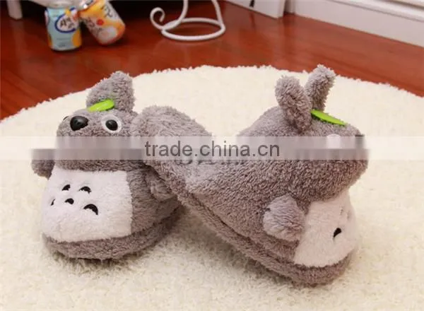 Wholesale Price Totoro Plush Slippers Winter Slippers photo-3