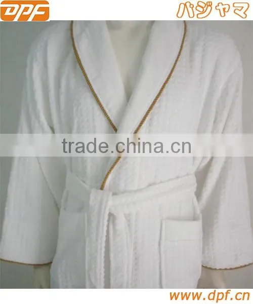 Eco-friendly Healthy Gift Waffle Hotel Bathrobe