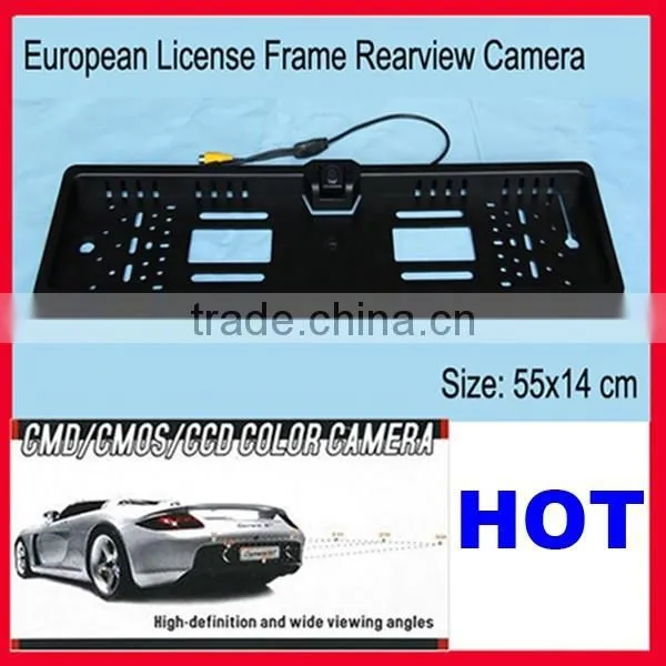 Car Rearview Parking Camera European License Plate Frame photo-3