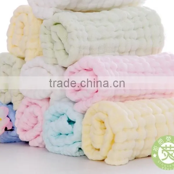 Cotton Gauze Burp Cloth Organic Wipe Cloth Facial Cloth Baby Bibs photo-2