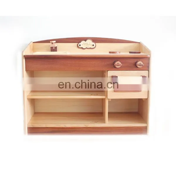 Solid Wooden Montessori Material Toddler Storage Cabinets With Best Quality photo-3