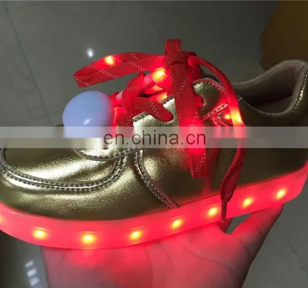 Factory Wholesale Price Low MOQ Sports Gift Simulation Children LED Light up Kids Shoes photo-3