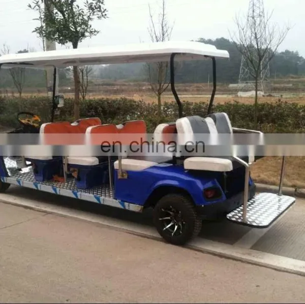 8 Seat Electric Golf Cart Sightseeing Cart photo-3