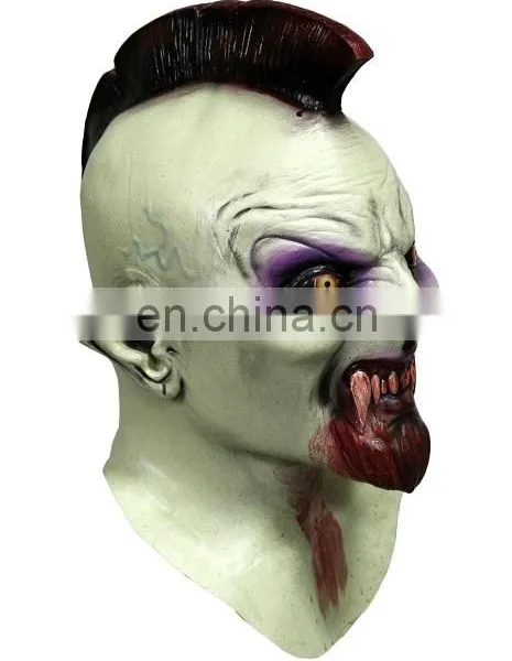 Zombie Punk Mask Skate Or Die Gnarly Grinder Monster Skull Skeleton Mohawk Biker photo-2