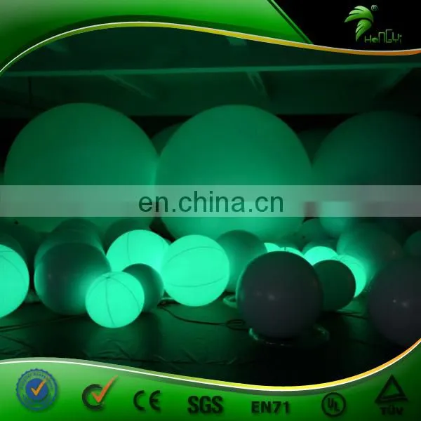 Party Decoration Inflatable Led Crowd Balloon , Lighting Color Changing Interactive Balls / Helium Lighting Balloon photo-4