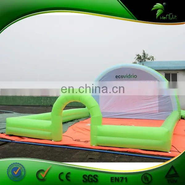 Green Inflatable Stage With Movie Screen Inflatable Customized Screen photo-2