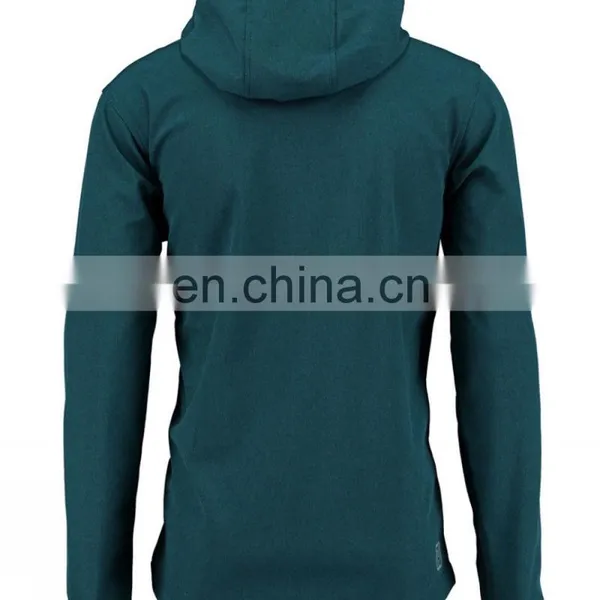 Mens Softshell Fabric Jacket in Contrast Color photo-2