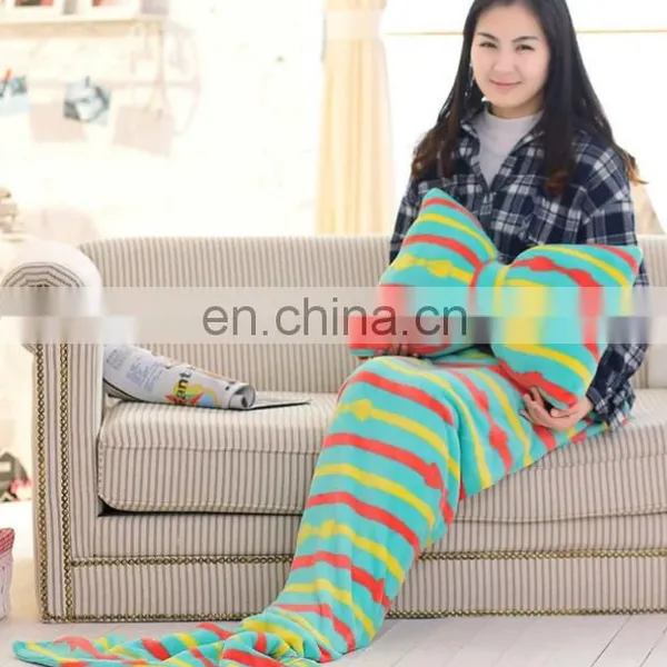 Wholesale Beautiful Mermaid Sleeping Blanket for Kids Adult Baby photo-3