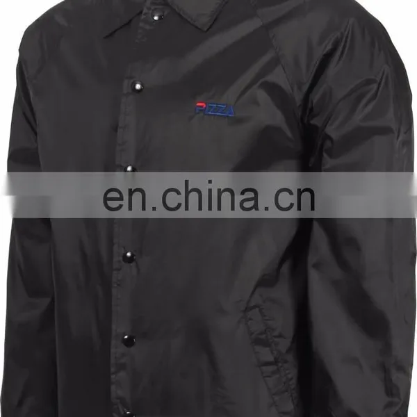 Coach Jackets - 2017 New Design Wholesale Blank Coaches Fashionable Ski Bomber Jacket in Black Color