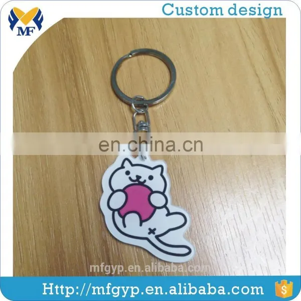 Custom Logo Clear Plastic Acrylic Keychains Charm photo-4