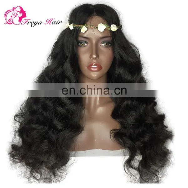 Wholesale Price Indian Long Hair Wig Body Wave Cheap Silk Base Lace Front Wig for Black Women photo-2