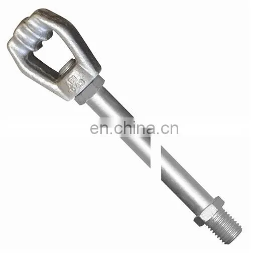 Hot Dip Galvanized Threaded Forged-Eye Anchor Rods photo-2