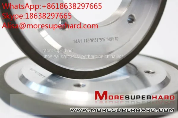 14A1 Resin Bond Diamond Grinding Wheel With High Efficiency Alisa@moresuperhard.com photo-5