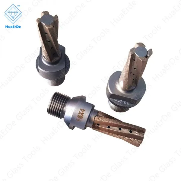 Overall Diamond CNC Glass Milling Tool Bronze Alloy Router Portable Abrasive Tools photo-3
