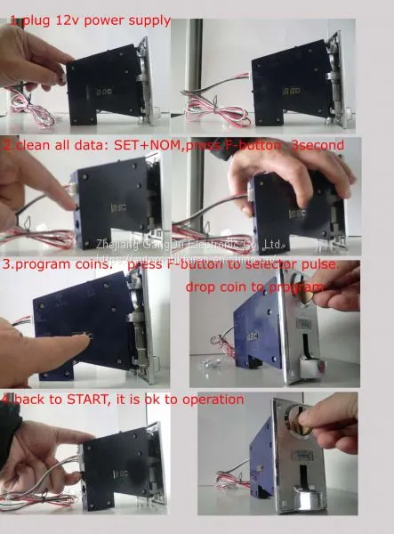[GD]315 Toy Water Dispenser Multi Coin Acceptor Validator for Vending photo-2
