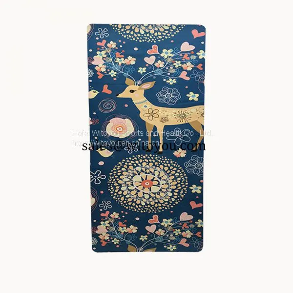 Natural Rubber Suede Yoga Mats Supplier photo-3