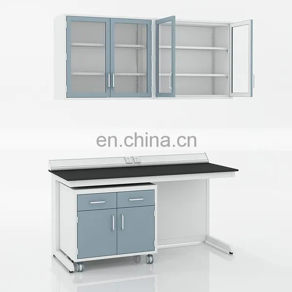 Laboratory Furniture Wall Work Bench Phenolic Resin Chemical Biology Laboratory Bench Table photo-5