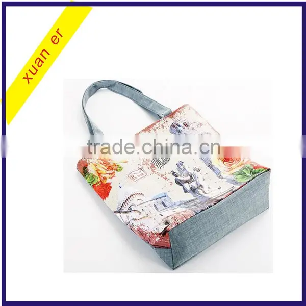 New Arrival European Style Fashion Printing Canvas Women's Handbag From China Supplier photo-4