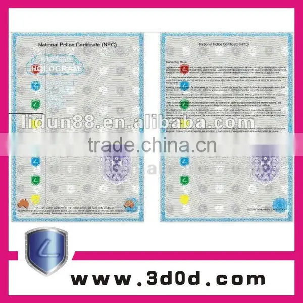 Cheaper Price Custom Security Watermark Paper With Visible/invisible Fibers photo-2