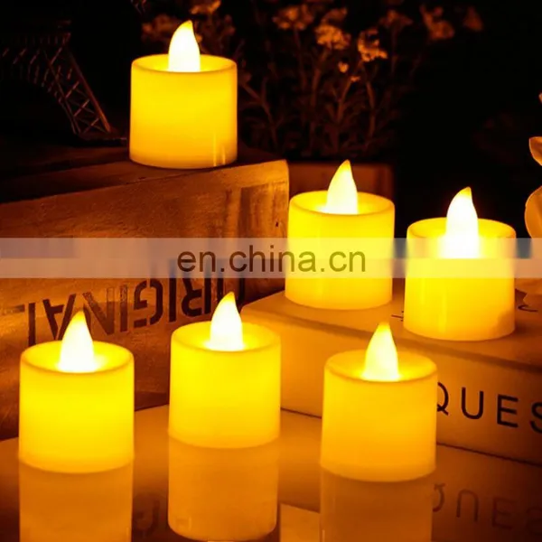 2020 Amazon Best Seller Wedding Decorative Colorful Small Led Candles for Wedding Proposal photo-2
