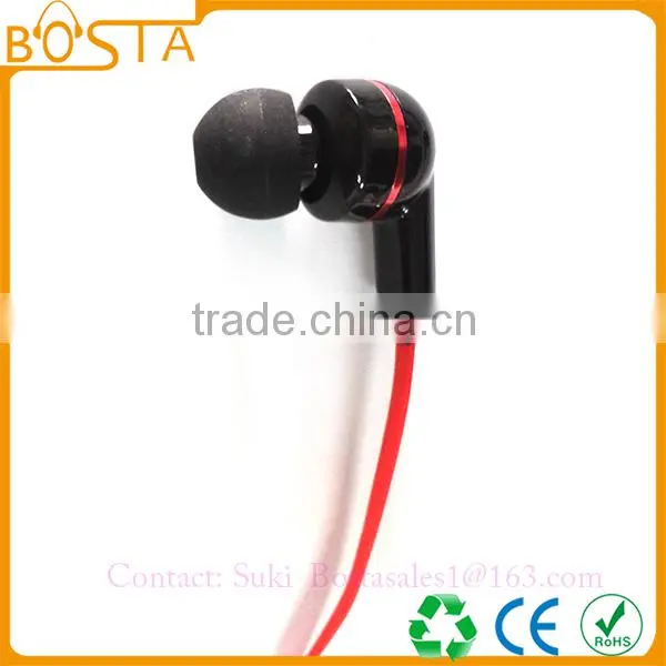 Promotional Comfortable Communication Wholesale Fancy Flat Wired Earphones Earbuds photo-2