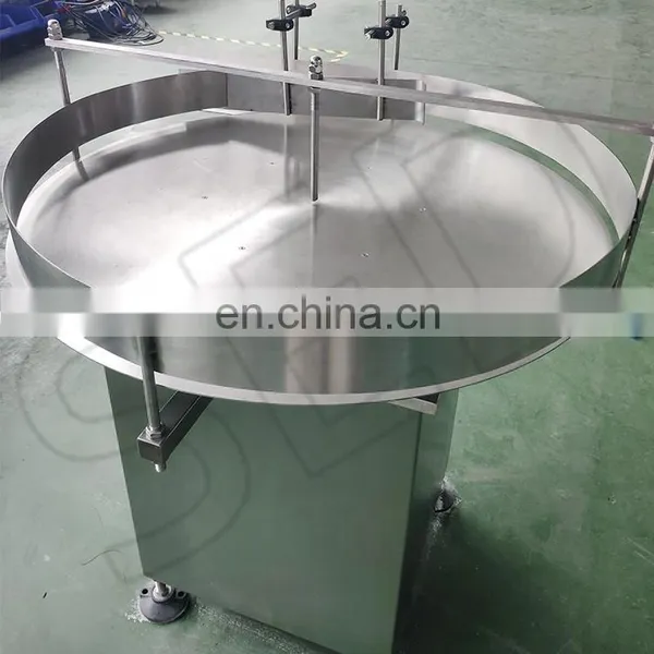 Multi-functional 120 Bottles/min Automatic Bottle Feeder Unscrambler Turntable For Plastic Glass Bottles photo-4