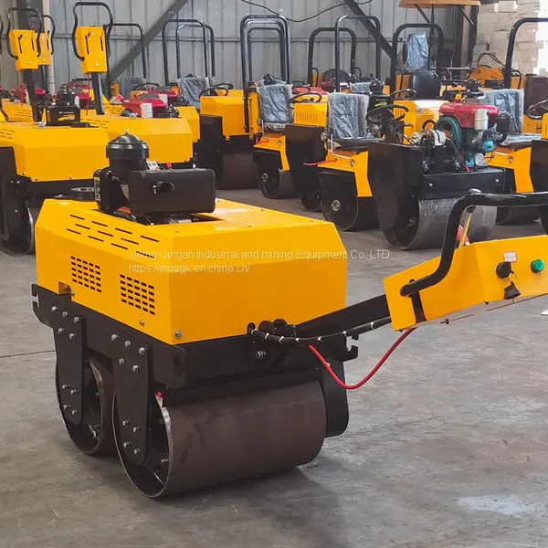 Diesel Powered Walk-behind Double Drum Vibratory Roller photo-5