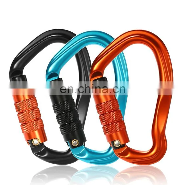 JRSGS 23KN Heavy Duty 7075 Aluminium Alloy Carabiner Clip, D-Ring Clip Hook Clip Tool Carrier Carabiner S7109TN photo-5