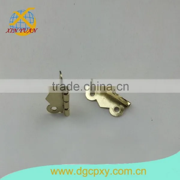 Small Bicolor Butterfly Shape Quadripuntal Metal 180 Degree Concealed Hinge photo-3